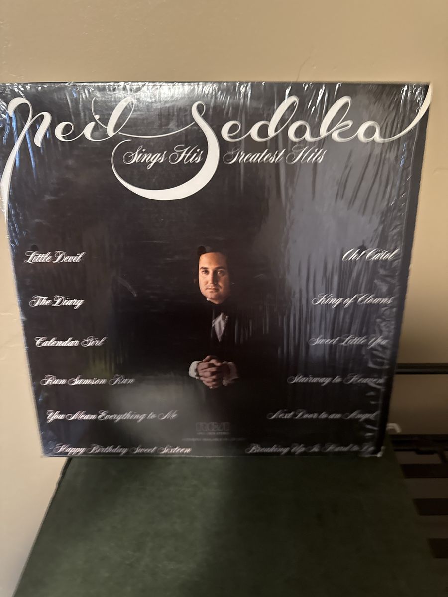 Neil Sedaka - Sings His Greatest Hits Vinyl LP Album RCA Victor