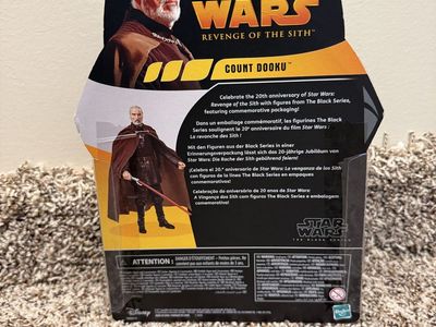 Star Wars The Black Series Count Dooku Action Figure - Revenge of the Sith 20th Anniversary