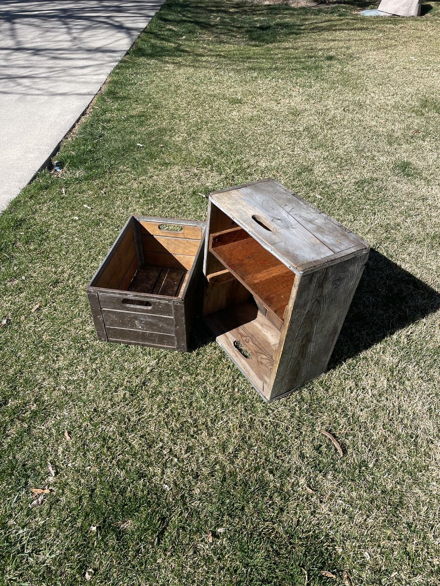 Vintage Wooden Crates