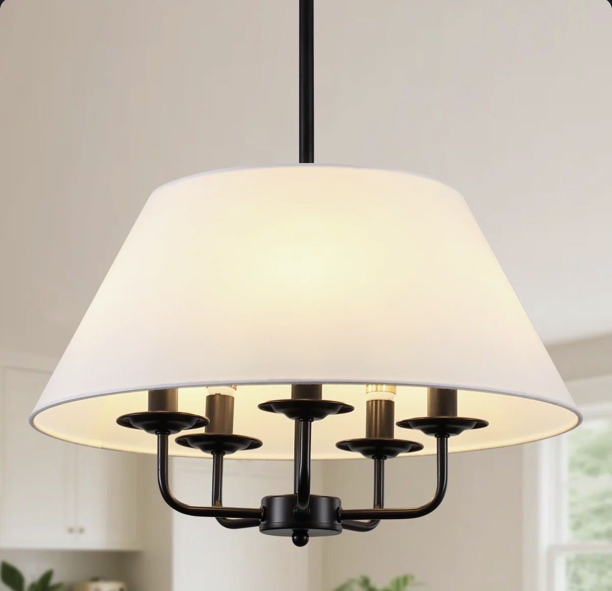Dimmable Cone Chandelier