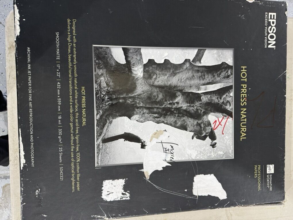 Epson Hot Press Naturals 17x22 Fine Art Paper