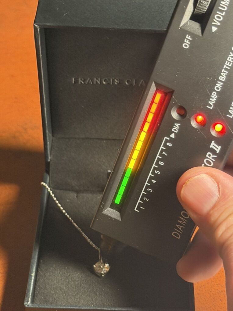 1 Carat Moissanite Diamond Pendant 18k Clad 925 S