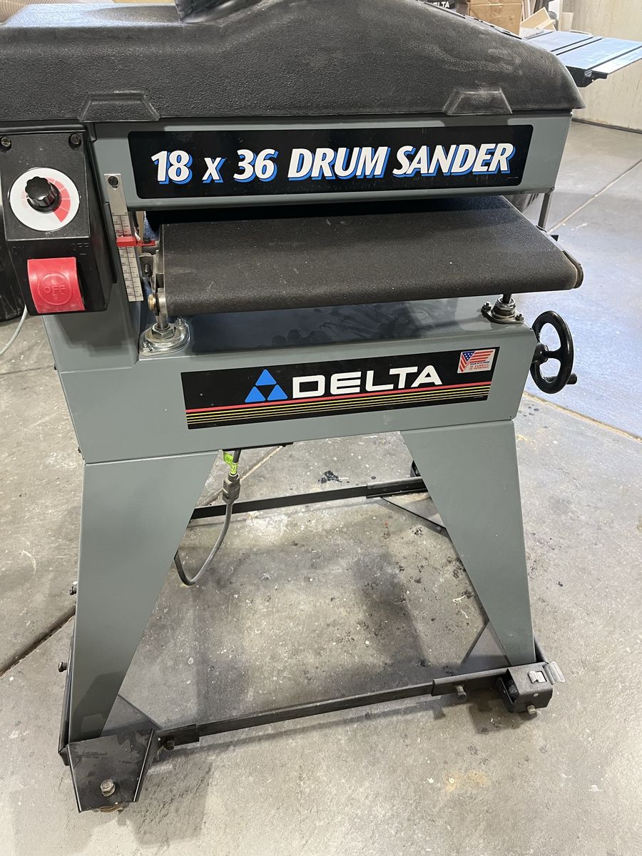 Delta drum sander