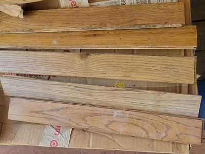 Used Mid-Century oak flooring