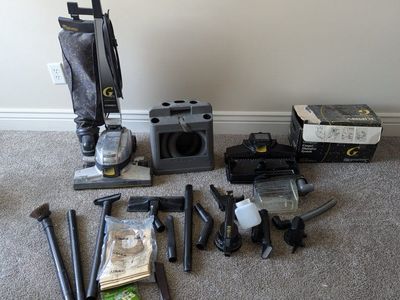 Kirby Gsix Performance Vacuum Cleaner with Attachments, Hose Caddy, & Carpet Shampooer