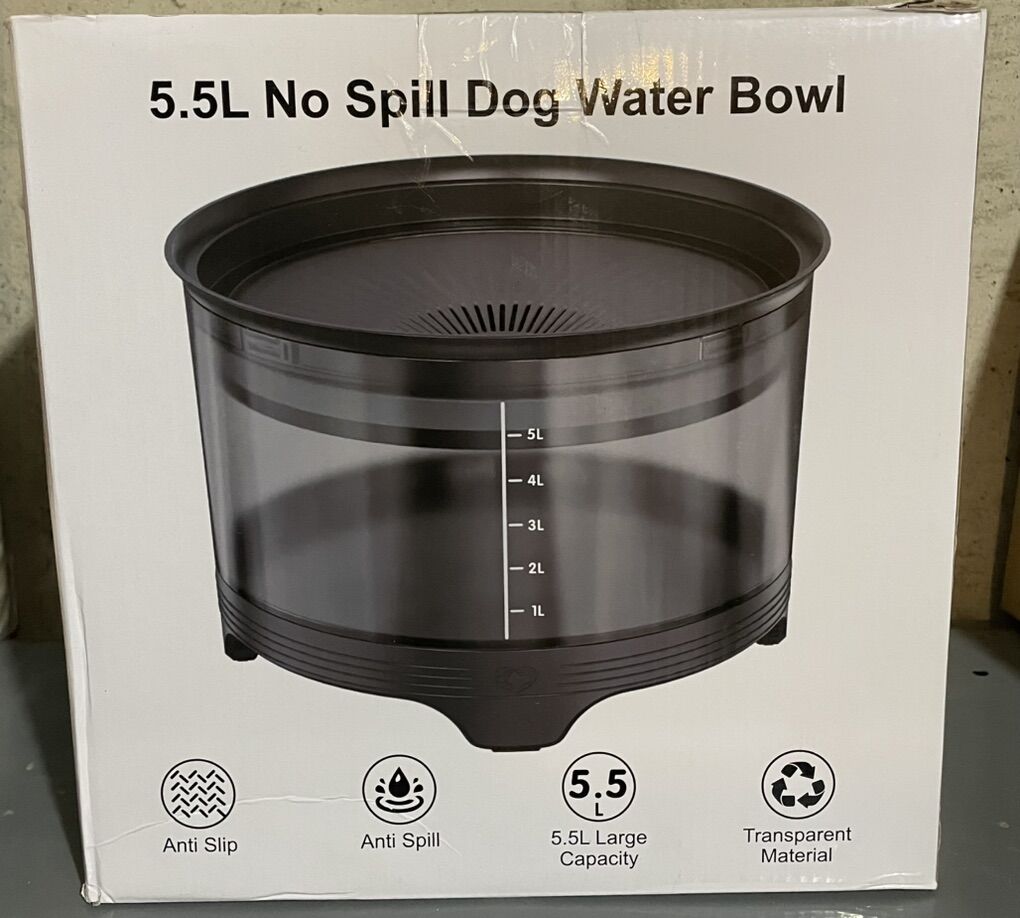 5.5L Dog Water Bowl