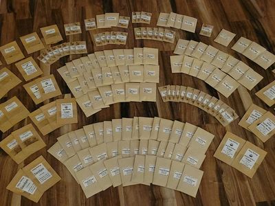 Homegrown, Handpicked & Harvested Assorted Vegetable, Herb & Flower Seed Packets. Available seeds are listed in description.