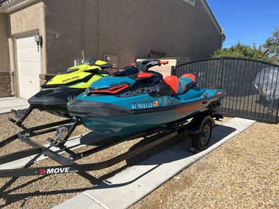 2019 Sea-Doo Wake Pro 230 w/ Bluetooth and GTI 155 SE with trailer and low hours