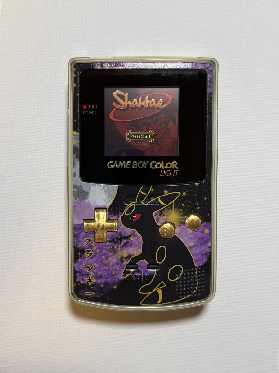 Umbreon Gameboy Color Console IPS Screen GBC 8bitAesthetics Artist Series 1st ed