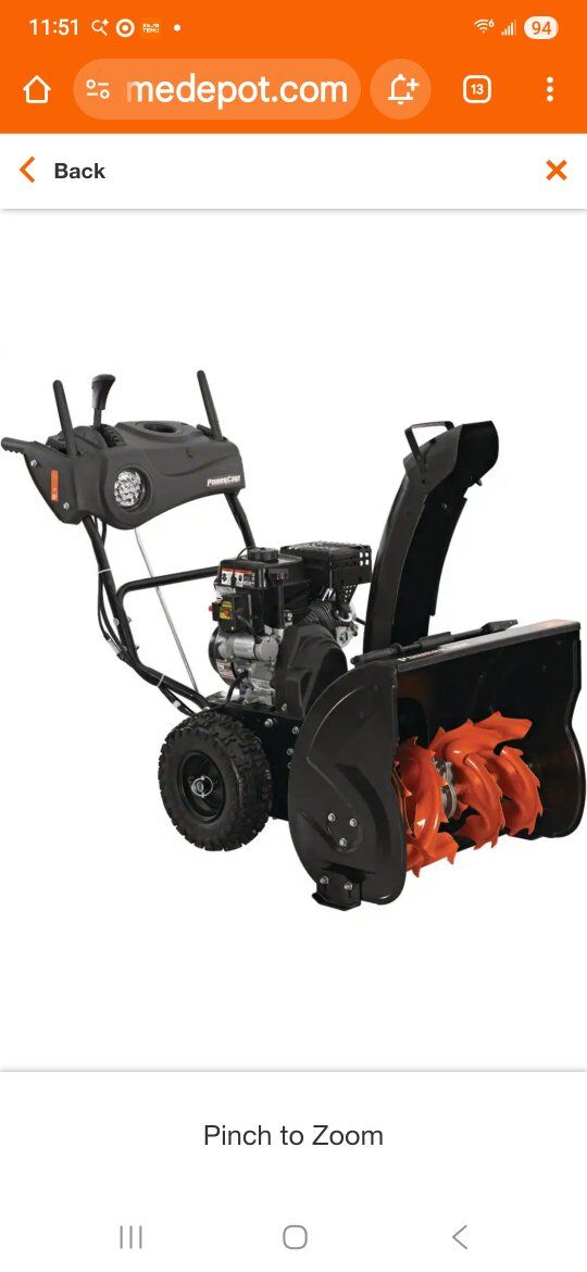 24 in. Two-Stage Gas Snow Blower