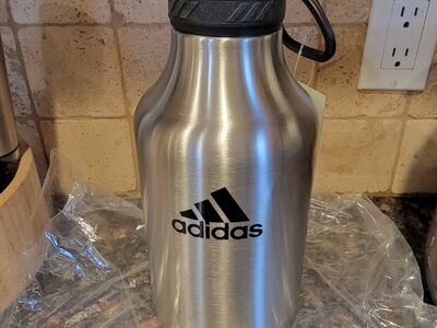 New Adidas XL Steel 2L Metal Bottle