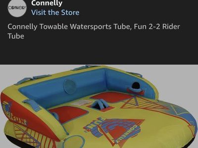 Connelly Fun 2 Towable Tube - 2-Person Water Ski & Boating Inflatable