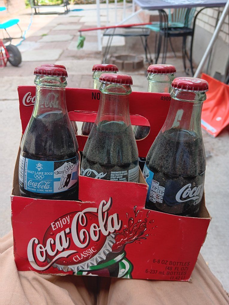 Vintage Coca-Cola Classic Salt Lake 2002 Olympic Games  Glass Bottles