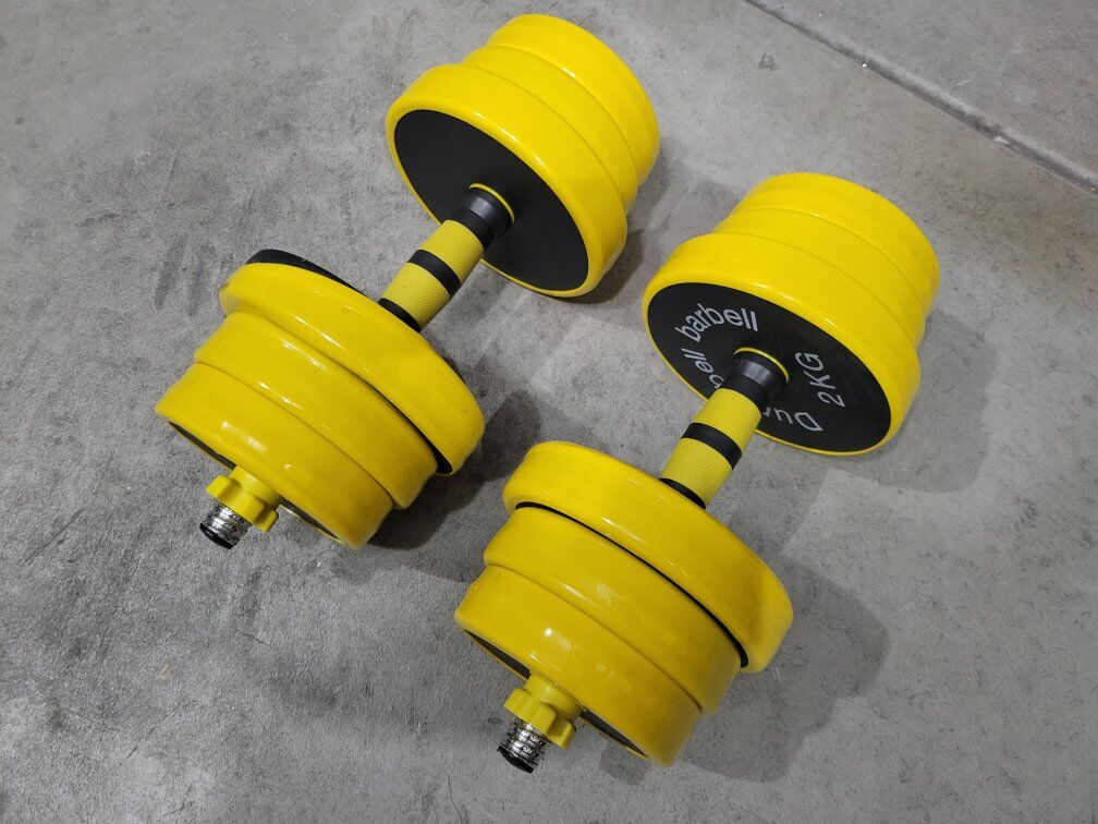 Dumbbell Weight Set Workout Equipment Adjustable F