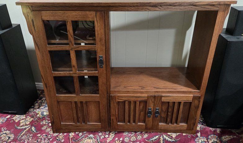 Oak Entertainment center