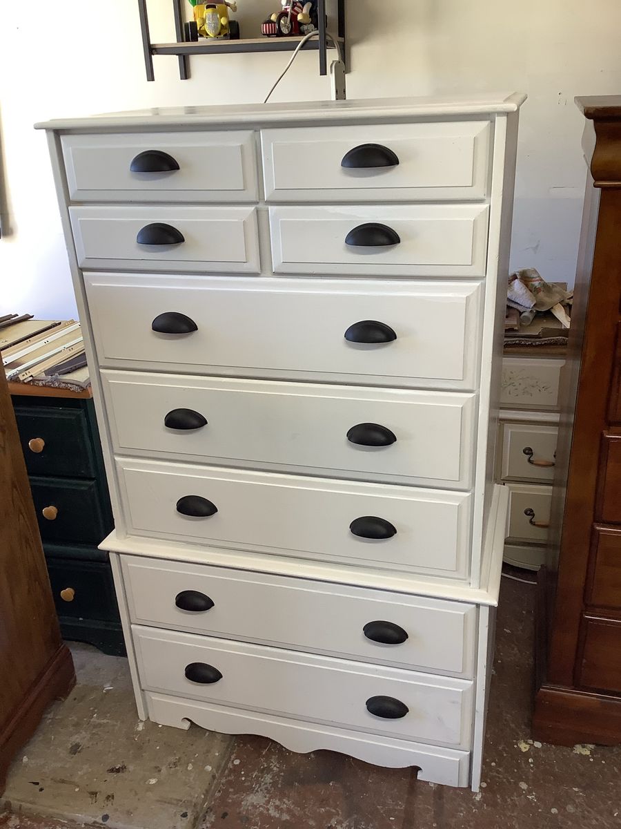 All Wood 9 Drawer Dresser