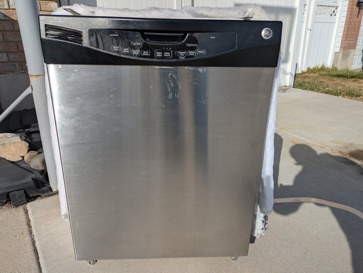 GE Profile Stainless Steel Built-In Dishwasher with Steam Cycle