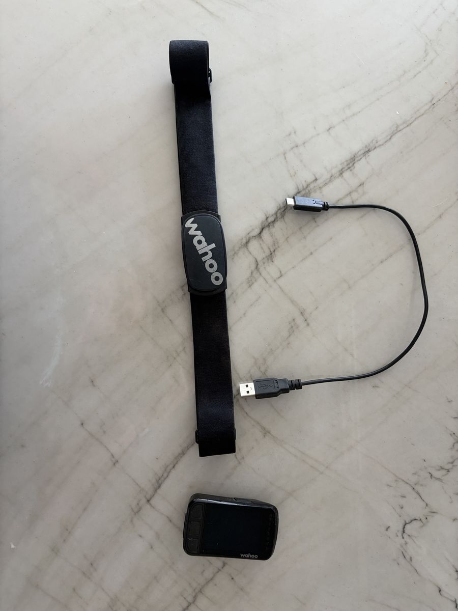 Wahoo Elemnt Bike Computer, Wahoo Tickr HR Monitor
