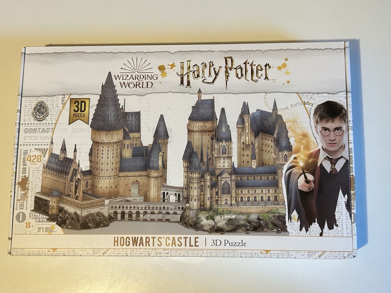 NEW! Harry Potter Wizarding World Hogwarts Castle 3D Puzzle 428 Pieces