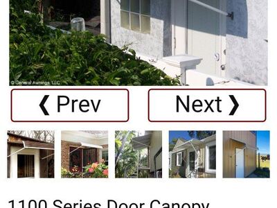 1100 series Aluminum Door canopy