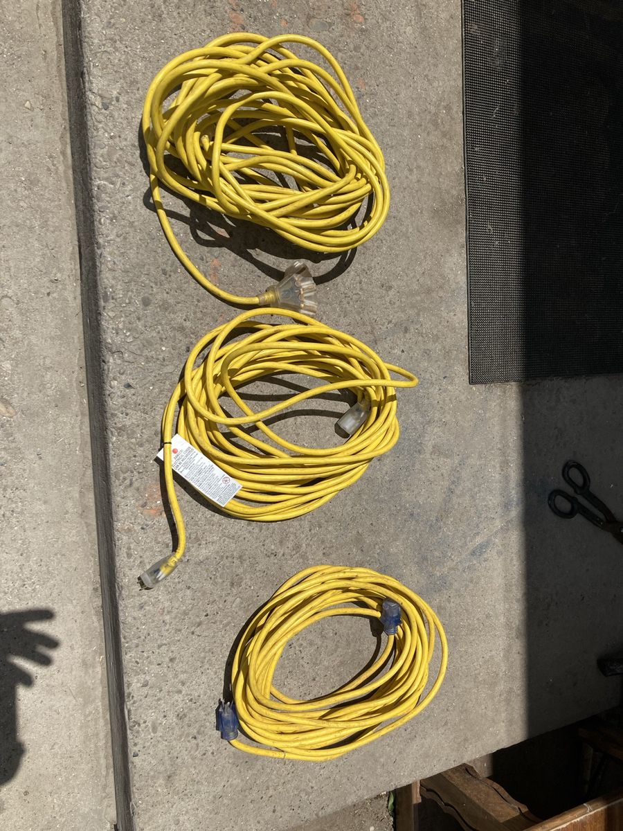 3 50’ extension cable