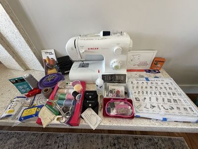 Singer Sewing Machine + Accessories Bundle