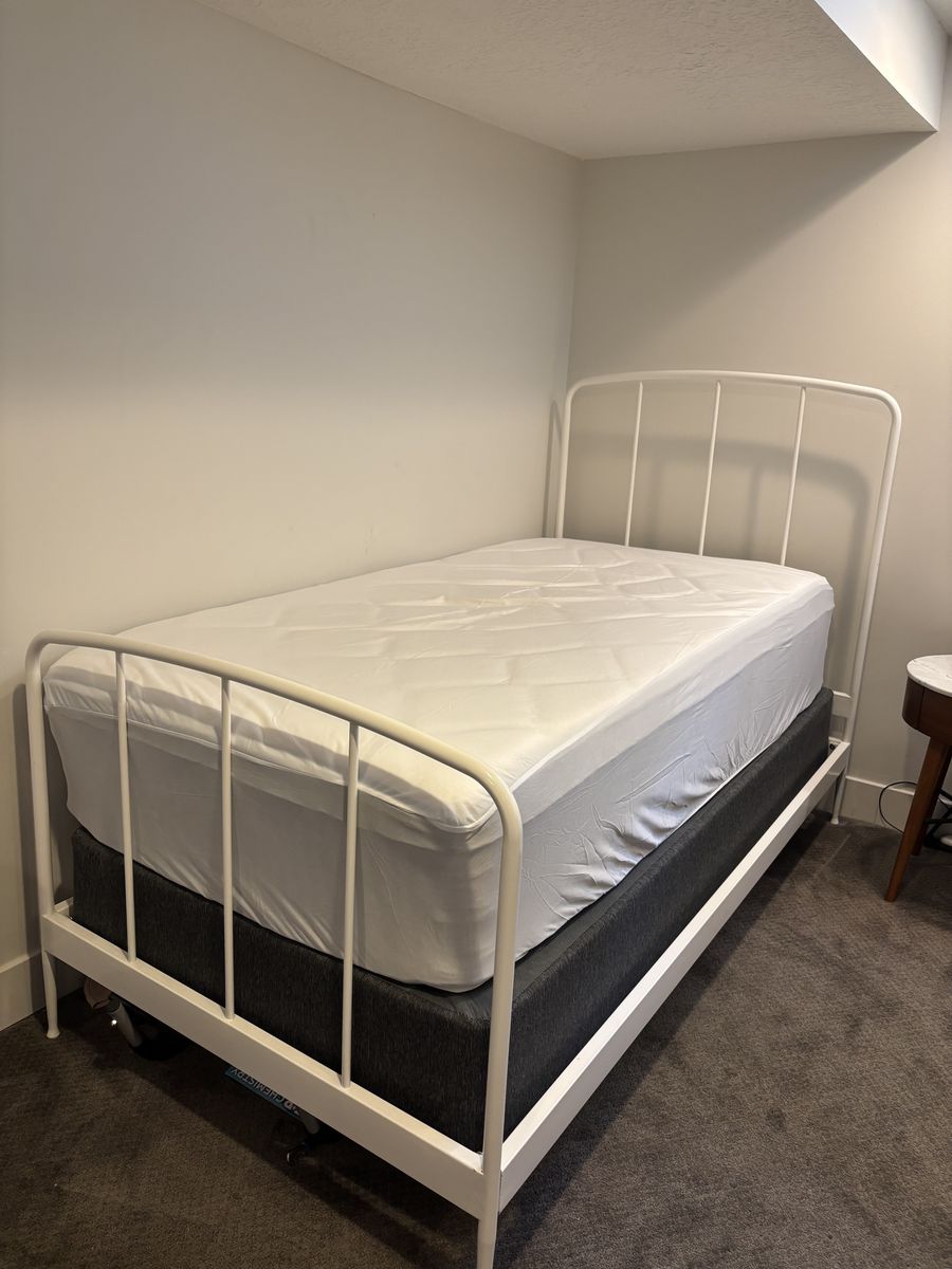 Crate and Barrel twin bed