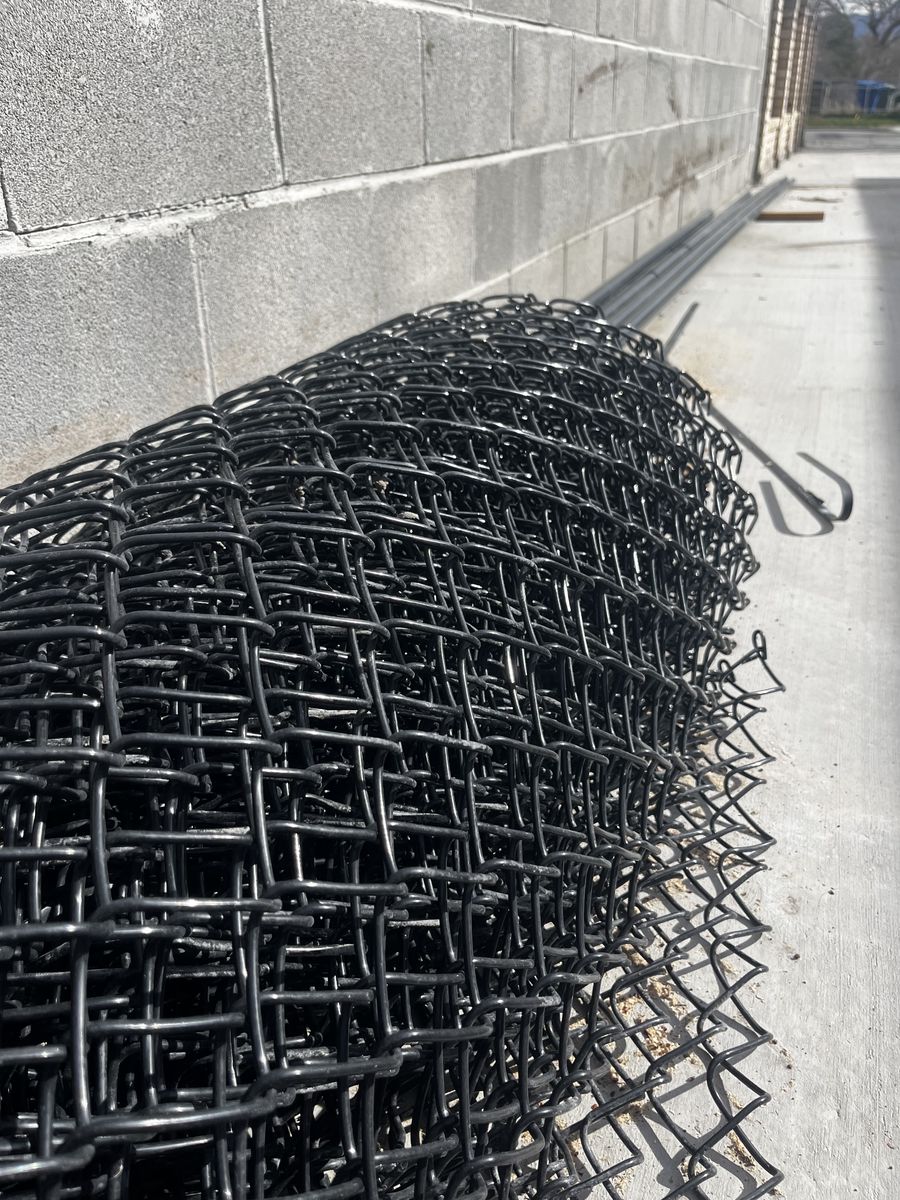 Chain Link Fence Material - About 90 Feet Long