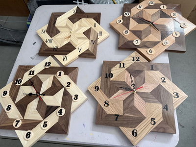 Wooden Clock