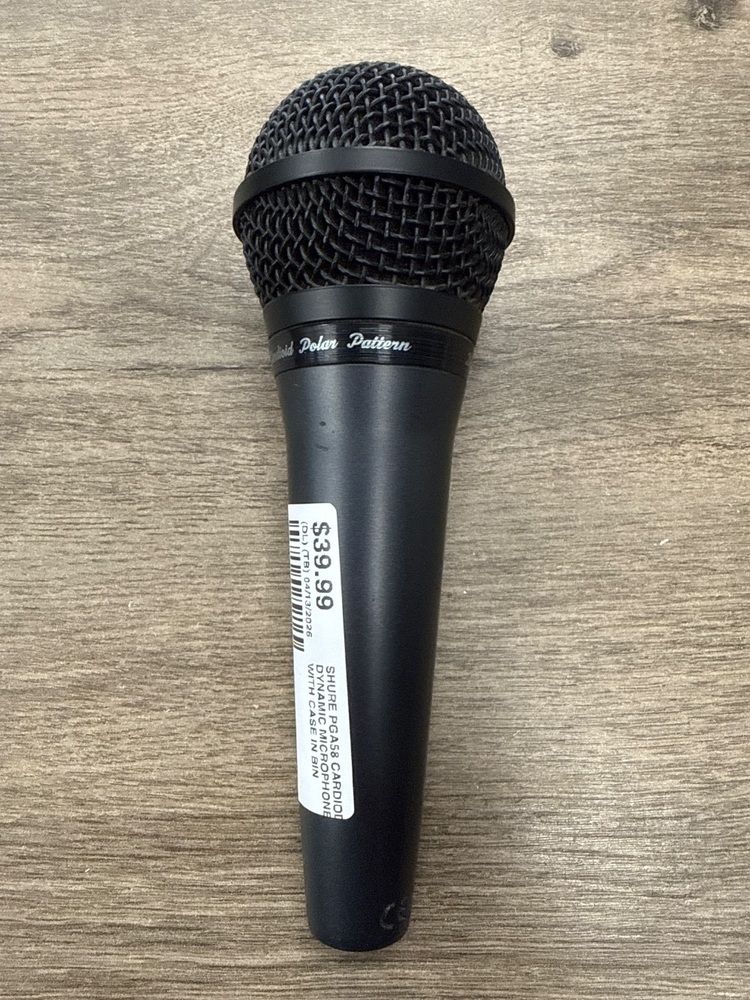 SHURE PGA58 CARDIOD DYNAMIC MICROPHONE WITH CASE