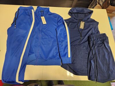 Men’s Medium Tracksuit Bundle – 2 Full Sets – $40