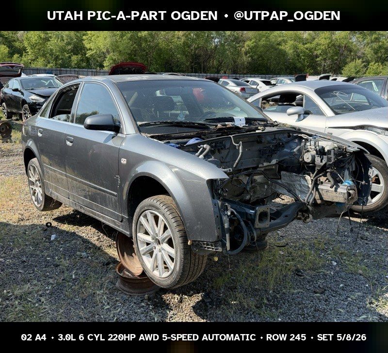 2002 Audi A4 B6 Parts - UTPAP Ogden