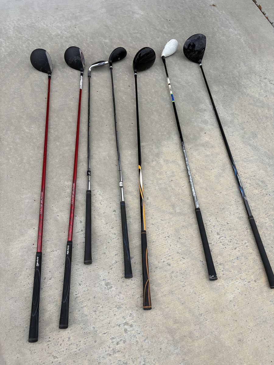 7 Left Handed Golf Clubs