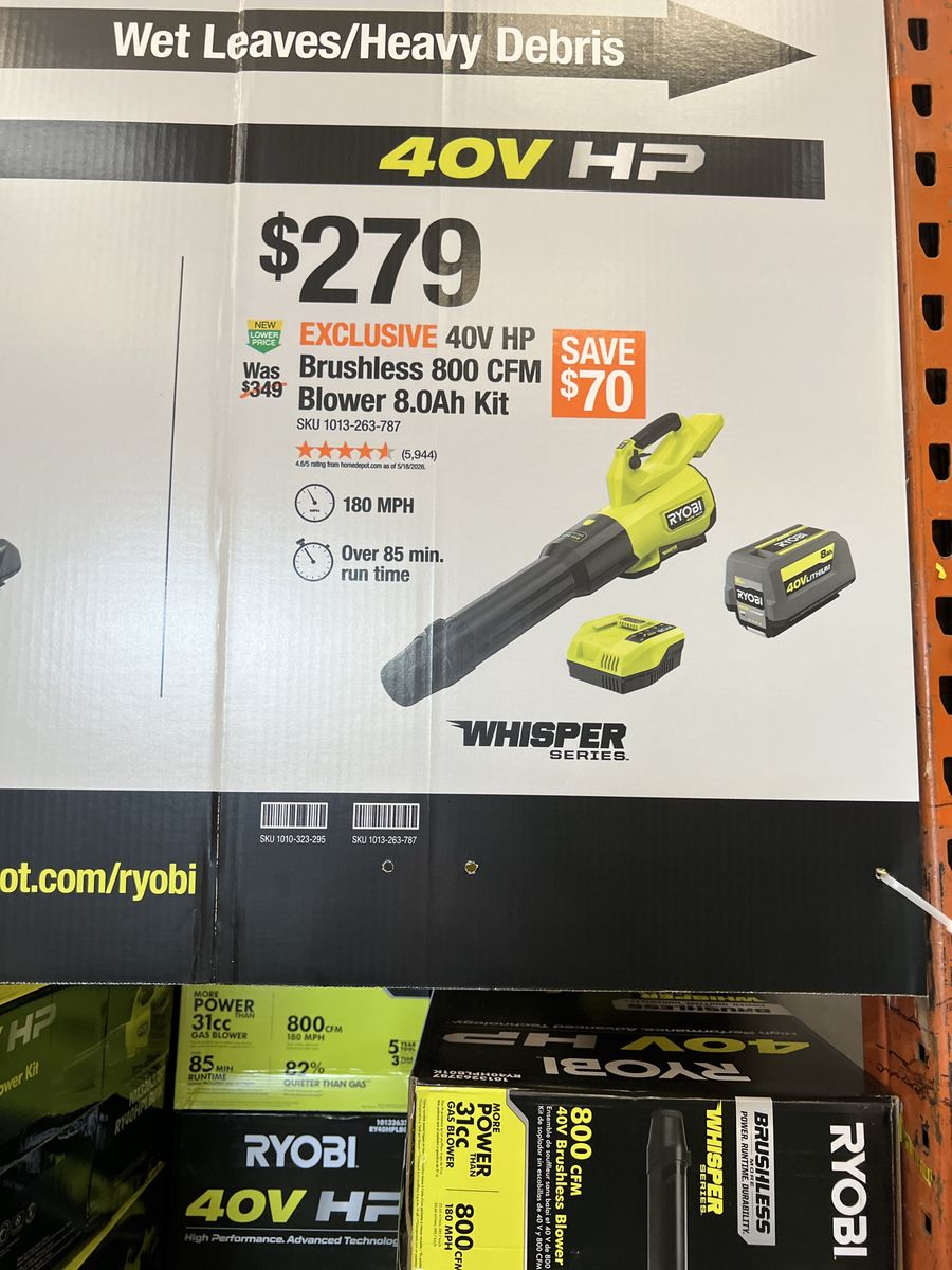 Leaf blower and vacuum 