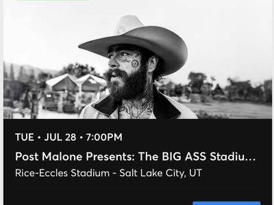Post Malone + Jelly Roll Tickets