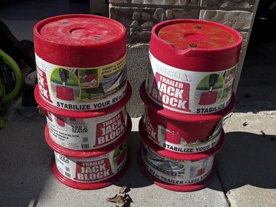 Andresen Trailer Jack Block Red Stabilizer Blocks