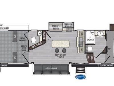 2019 Raptor 415 Fifth Wheel