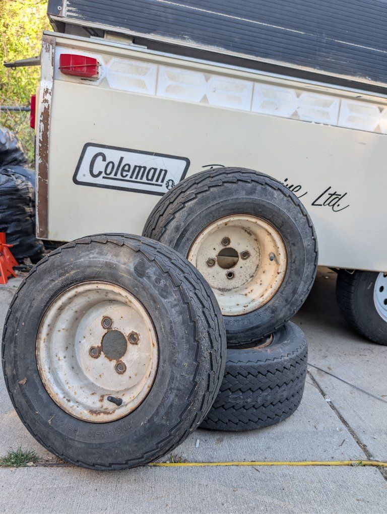 tires for 80s Coleman tent trailer