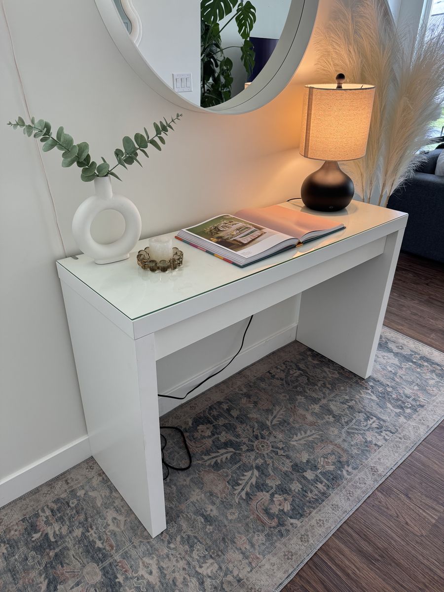 IKEA MALM Dressing Table / Console Table - White