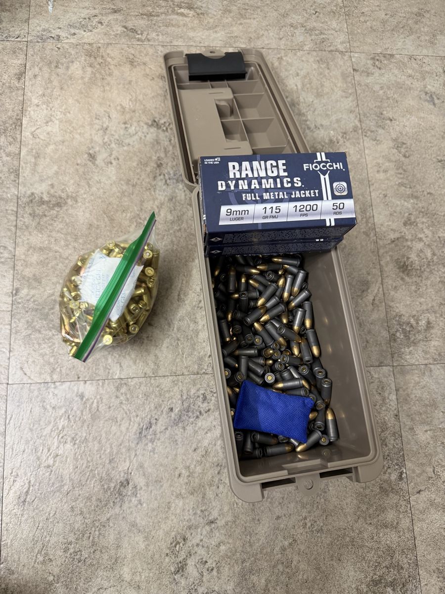 1000 rounds of 9mm trade for 45 acp and 1911 accessories