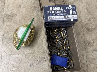 1000 rounds of 9mm trade for 45 acp and 1911 accessories