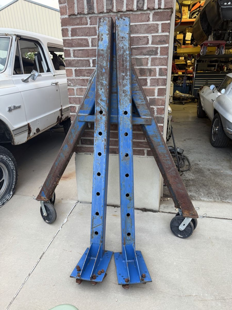 Heavy Duty Industrial Steel Gantry Crane Uprights - 2,000 lb Static Capacity