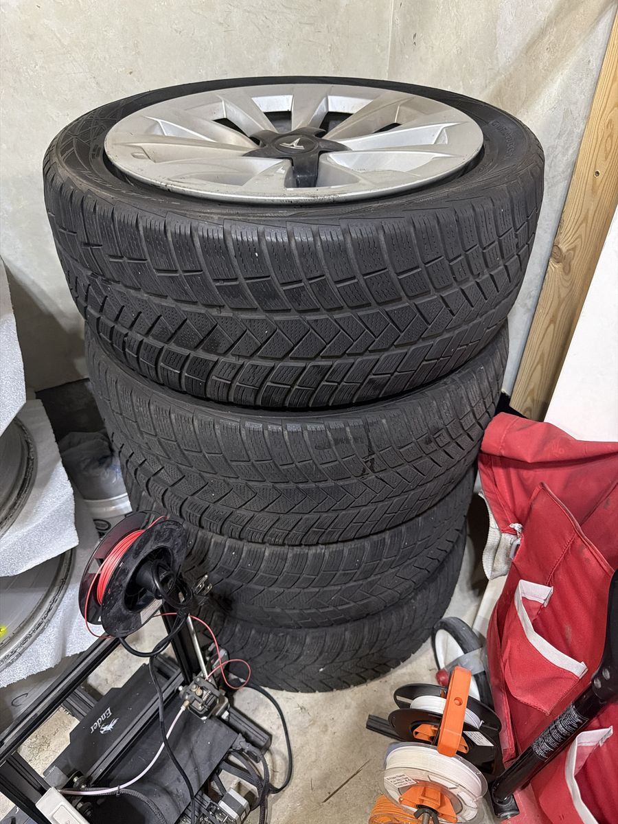 Winter wheels for Model Y.