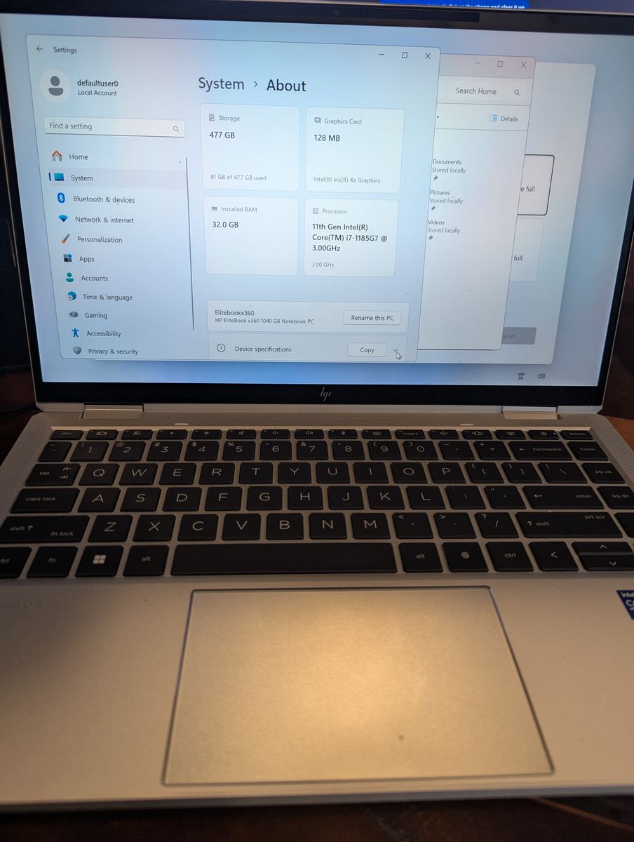 HP EliteBook x360 1040 G8 Laptop - Touchscreen i7, 32GB RAM, 512GB SSD