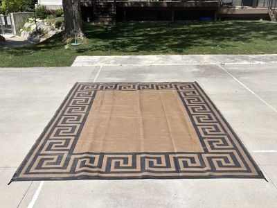 10’8” x 11’8” Reversible RV Patio Camping Mat