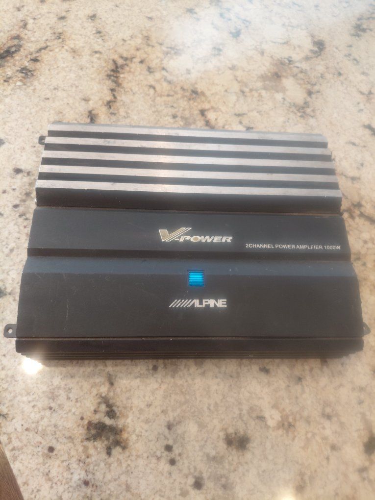 Alpine V-Power 2-Channel Power Amplifier 1000W