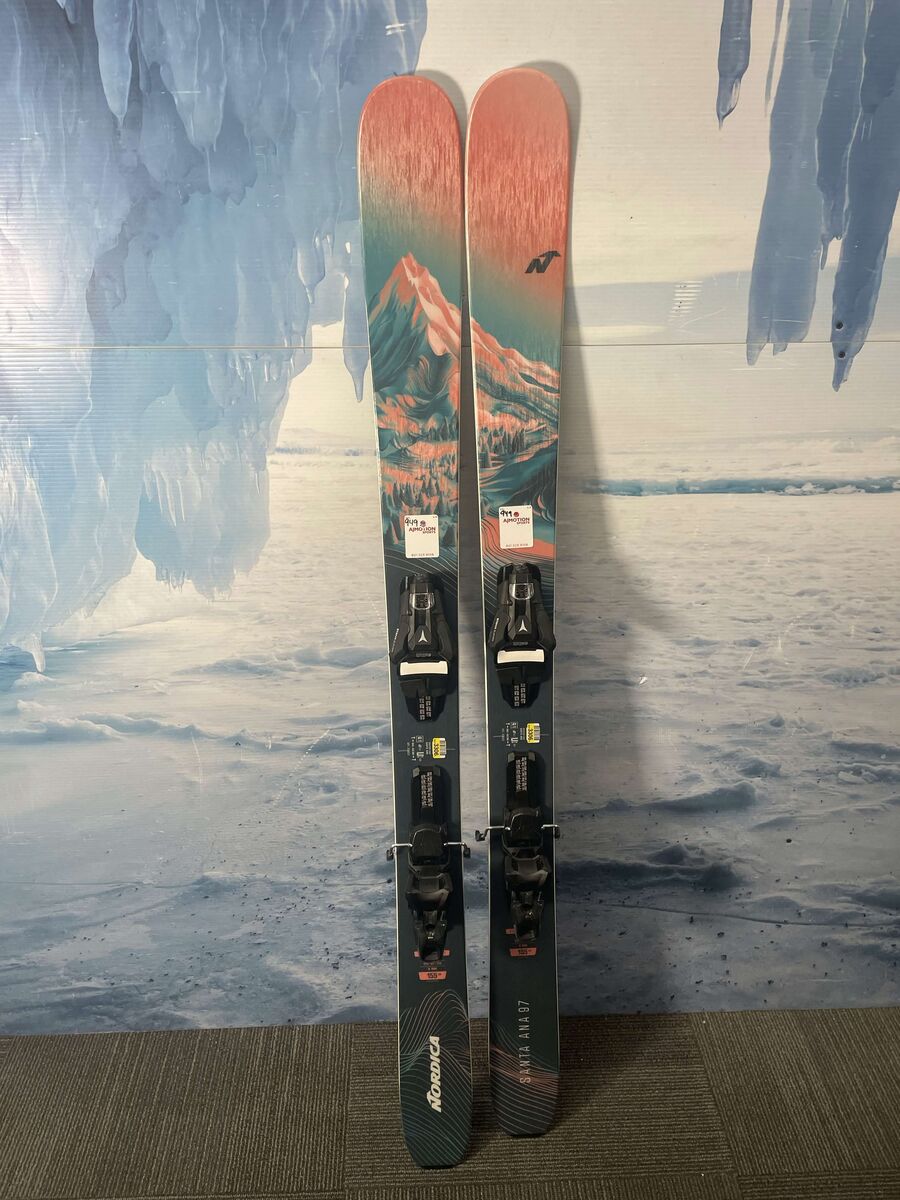 Nordica Santa Ana 97 155cm Skis w/ ATOMIC NR Strive 11 GW Demo Binding - Lightly Used (2026)