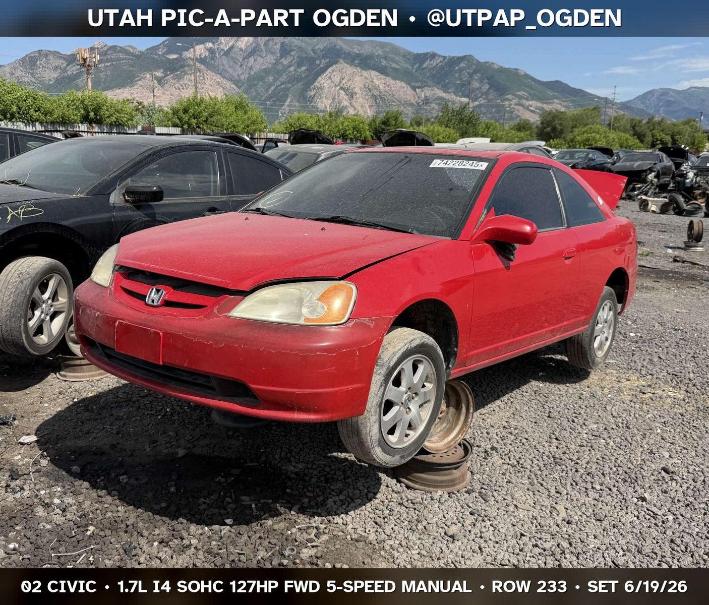 2002 Honda Civic Parts - UTPAP Ogden
