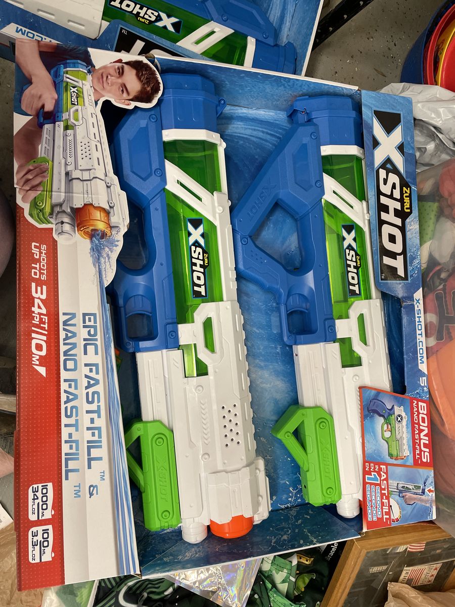 X Shot Epic Fast-Fill Water Gun 3pk