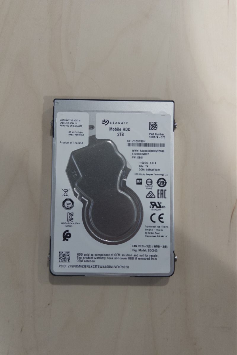 Seagate 2TB Mobile Hard Drive